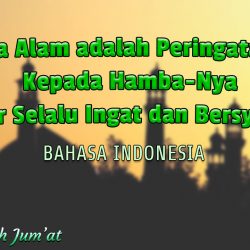 Teks Khutbah Jumat Bahasa Indonesia