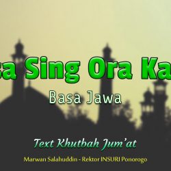 Khutbah Jum'at NU Basa Jawa