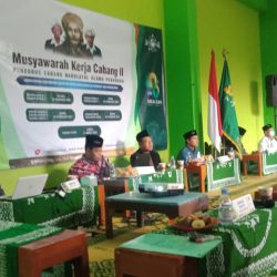 Kegiatan Muskercab II PCNU Ponorogo Korkat I sedang bahas program kerja