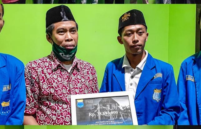 PMII Komisariat IAIN Ponorogo Salurkan Donasi Peduli Bencana ke NU Care-Lazisnu