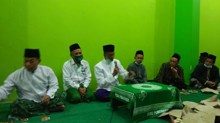 Kompol Bahrun Nasihin menyampaikan pengalaman sembuh dari Covid-19 di forum LI PCNU