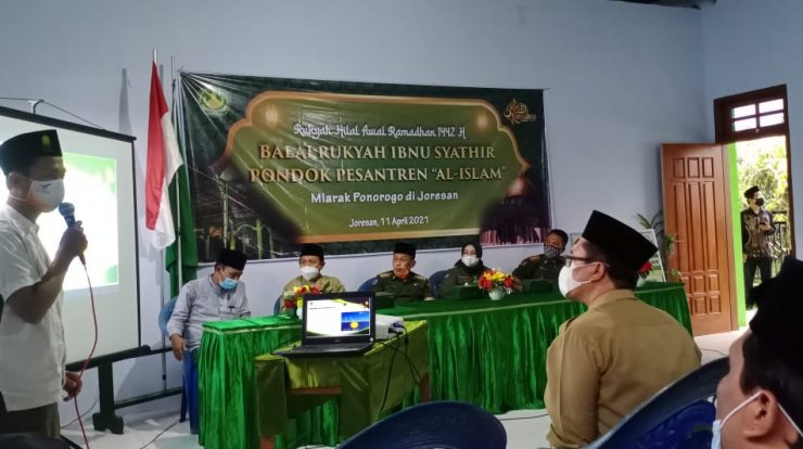 Ponpes Al-Islam Joresan Gelar Rukyatul Hilal disaksikan Bupatidan Wabup