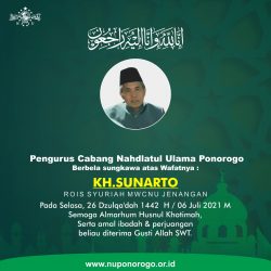 Almarhum KH. Sunarto Daerah yang Ada Ulamanya Seperti Hutan yang Ada Macannya