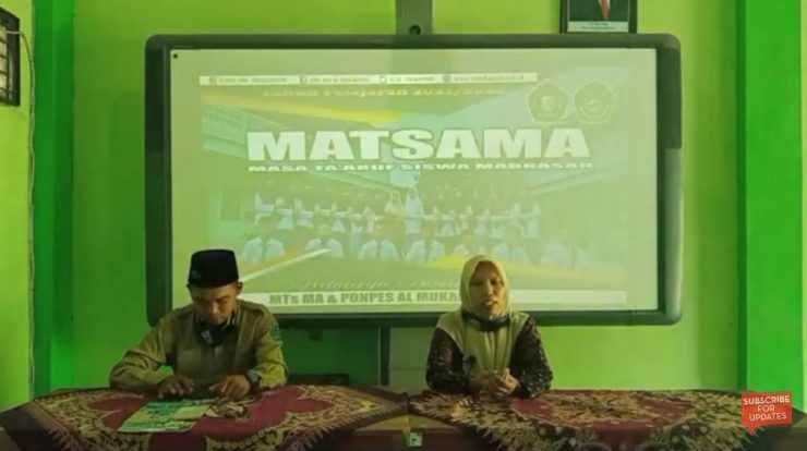 Kepala MA Maarif Al-Mukarrom saat membuka Matsama menegaskan perlunya peneguhan visi madrasah