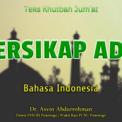 Khutbah Jumat Singkat Terbaru Bahasa Indonesia - BERSIKAP ADIL