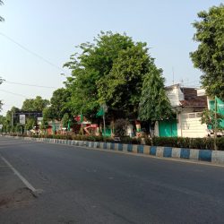 Kibaran bendera NU di sepanjang Jl.Diponegoro