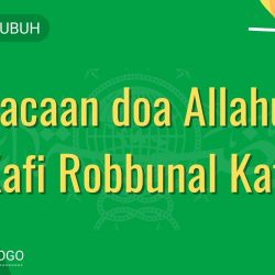 Bacaan doa Allahul Kafi Robbunal Kafi