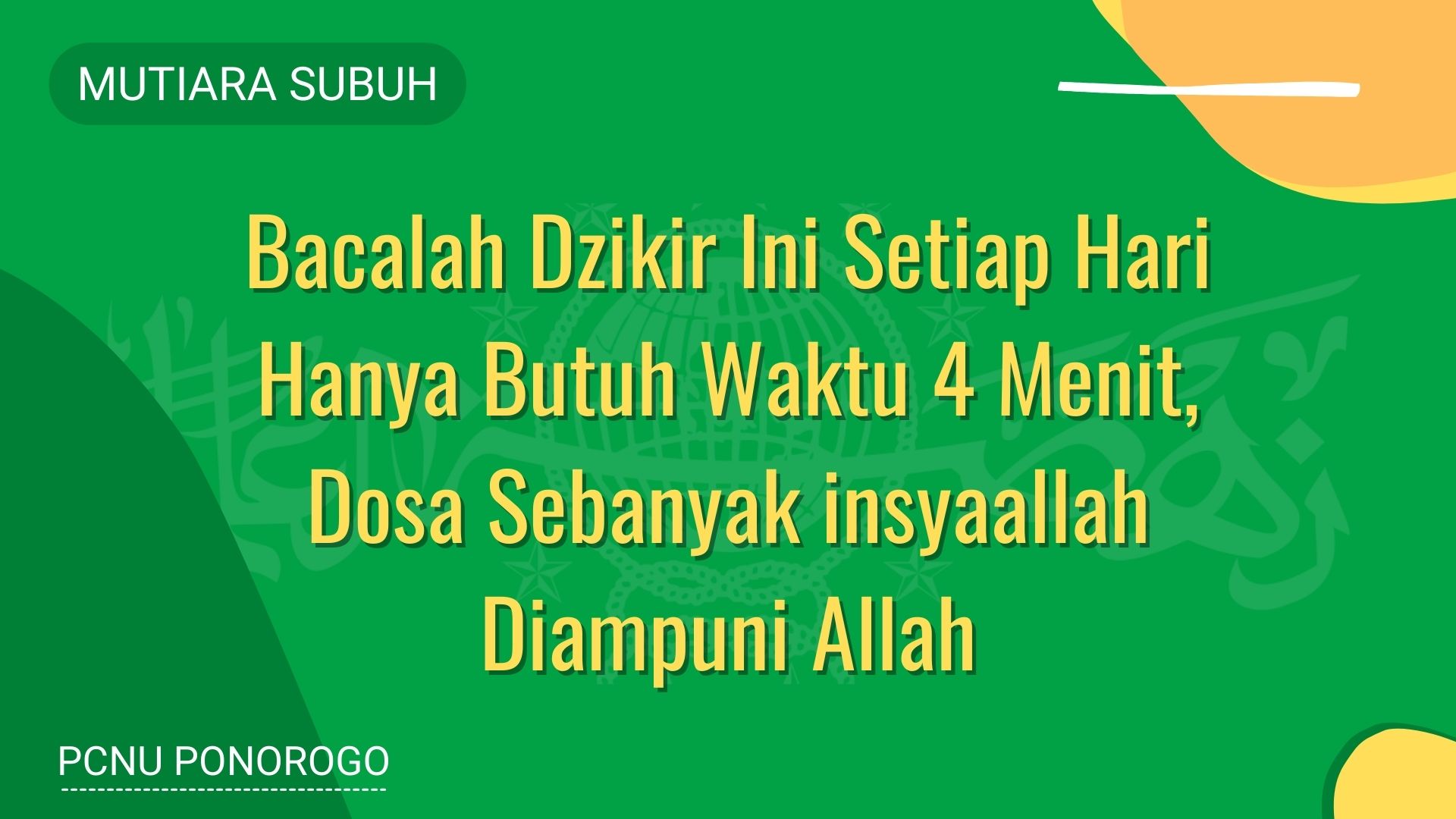 Bacalah Dzikir Ini Setiap Hari Hanya Butuh Waktu 4 Menit, Dosa Sebanyak insyaallah Diampuni Allah